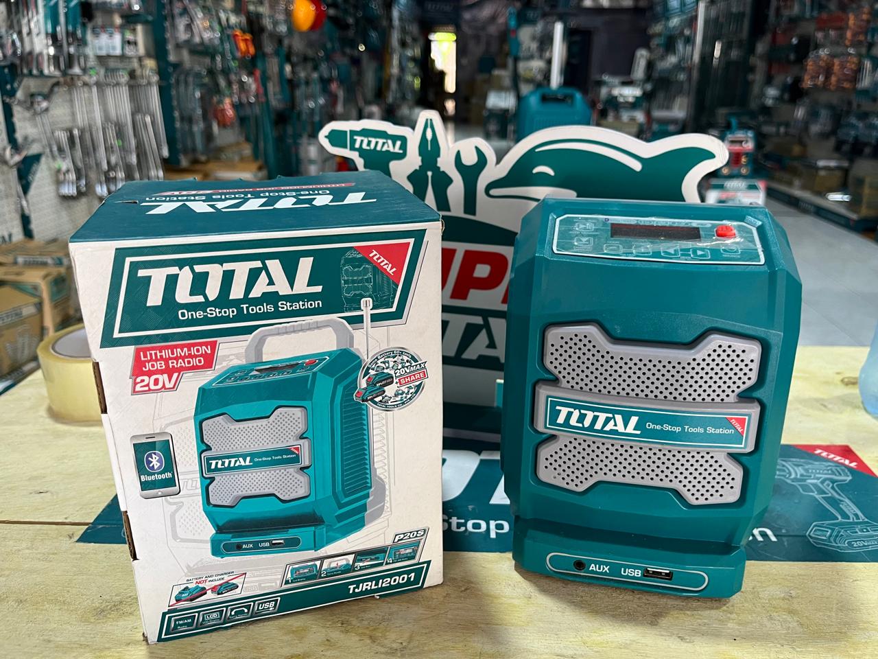 RADIO DE BATERIA PARA CONSTRUCCION 20V TJRLI2001